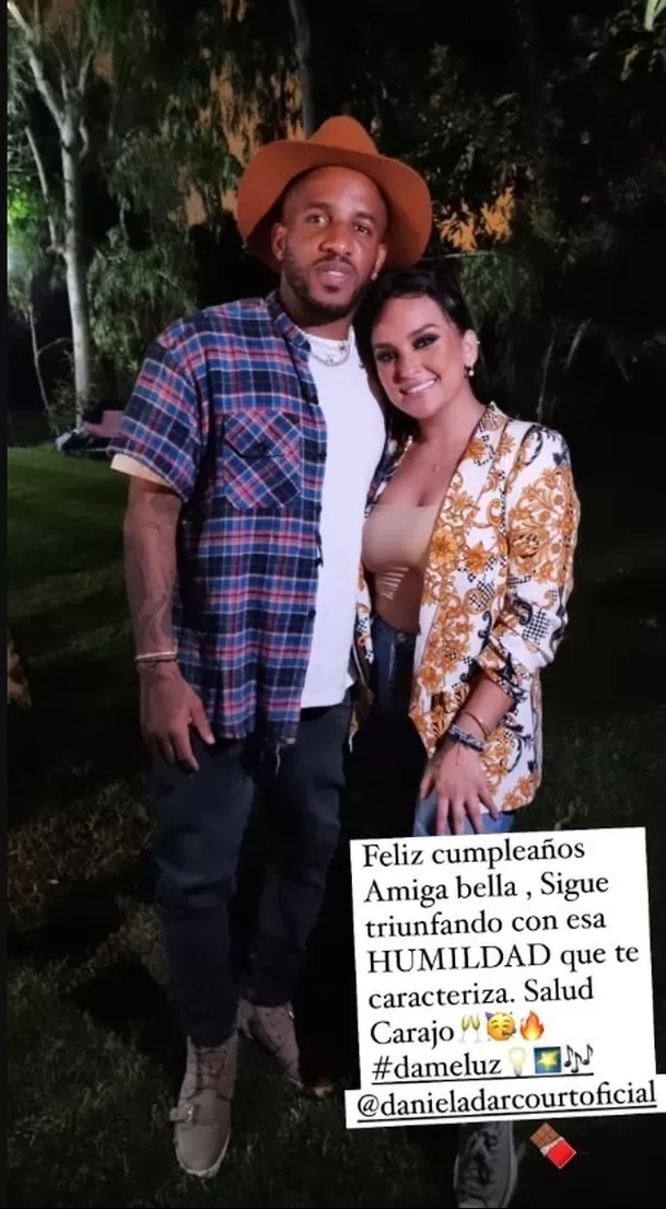 Jefferson Farfán saludó a Daniela Darcourt por su cumpleaños/Foto: Instagram