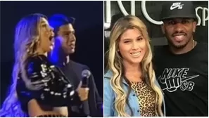 Yahaira Plasencia fue sorprendida con un comentario sobre Farfán durante un show. Fuente: TikTok/ @mariinaaaac