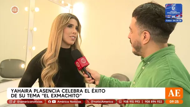 Yahaira Plasencia celebra el éxito de 'El Ex machito' / Captura