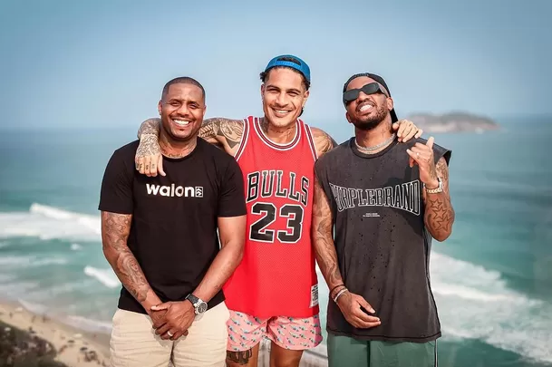 Paolo Guerrero bromeó a Jefferson Farfán con Yahaira Plasencia en su podcast ‘Enfocados’ . Fuente: Instagram