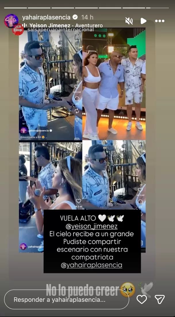La salsera tuvo la oportunidad de compartir escenario con el intérprete de música popular colombian. Foto: Instagram La salsera tuvo la oportunidad de compartir escenario con el intérprete de música popular colombian. Foto: Instagram