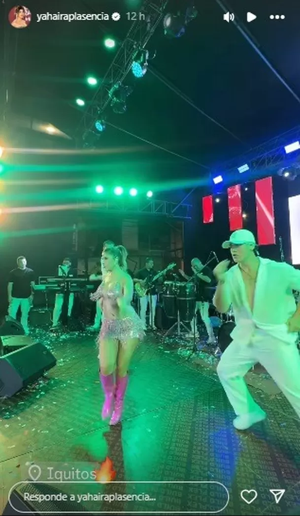 Yahaira Plasencia sorprendió con sensuales bailes sobre el escenario. Fuente: Instagram