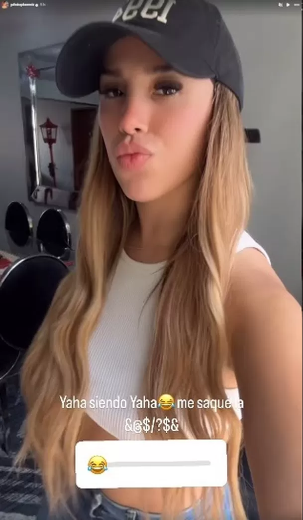 Yahaira Plasencia sufrió dolorosa caída cuando grababa para sus redes sociales. Fuente: Instagram