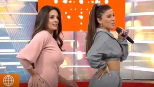 Yahaira Plasencia y Rebeca Escribens se juntaron y movieron las caderas al ritmo de ‘Y le dije no’