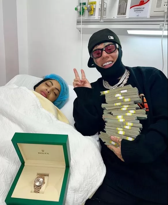 Yailin ‘La más viral’ cumplió 21 años internada en hospital y Tekashi 69 la sorprendió con tremendos lujos