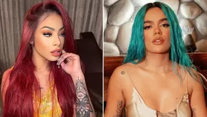 Yailin La Más Viral y Karol G. Foto y video: Instagram