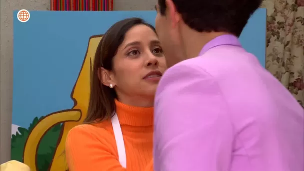 Yesenia lloró cuando Jimmy la llamó Alessia tras besarla. Fuente: AméricaTV