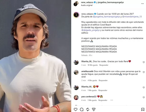 El encargado de dar la información fue el exintegrante de Salserín, René Velazco  