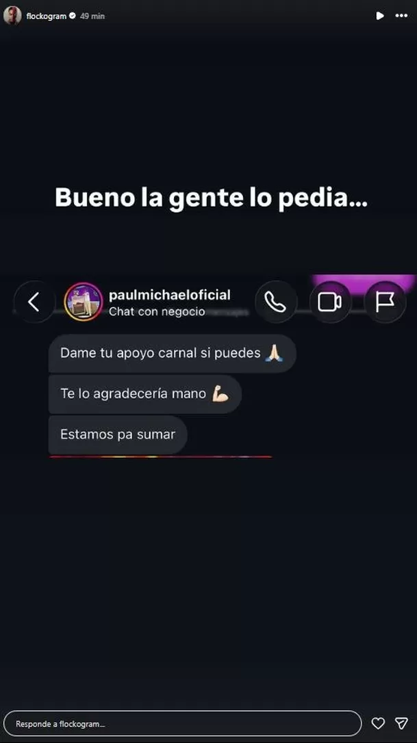 Paul Michael buscó apoyo de Youna tras caer en sentencia en EEG / IG: flockogram 