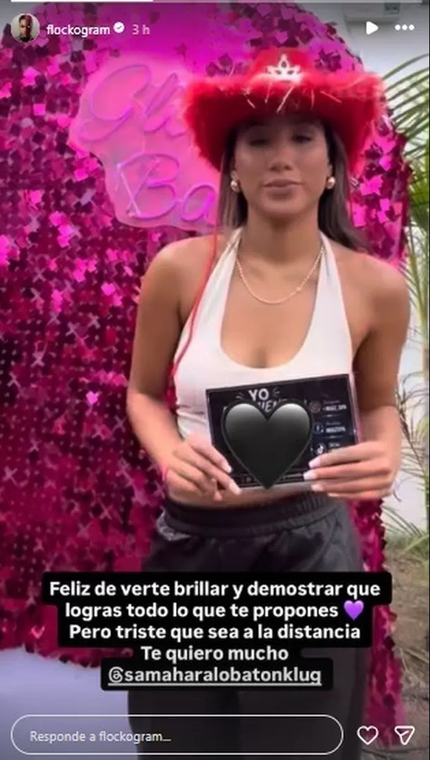 El mensaje de Youna a Samahara Lobatón en pleno revuelo con Renato Rossini Jr / IG: flockogram El mensaje de Youna a Samahara Lobatón en pleno revuelo con Renato Rossini Jr / IG: flockogram