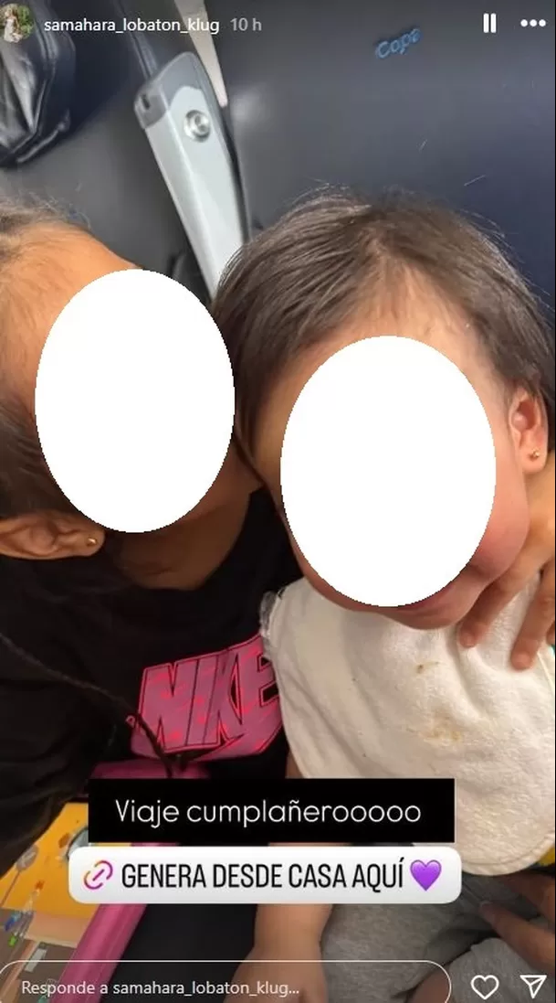 Samahara Lobatón viajó a Estados Unidos con sus hijas por el cumpleaños de Bryan Torres / Instagram