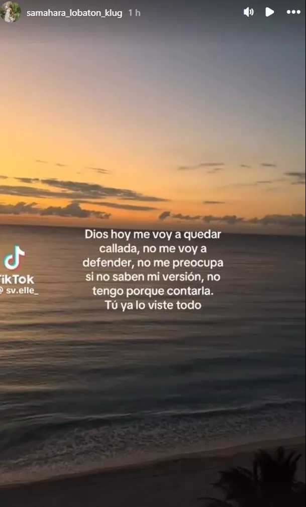 La reacción de Samahara Lobatón ante el reclamo de Youna / Instagram