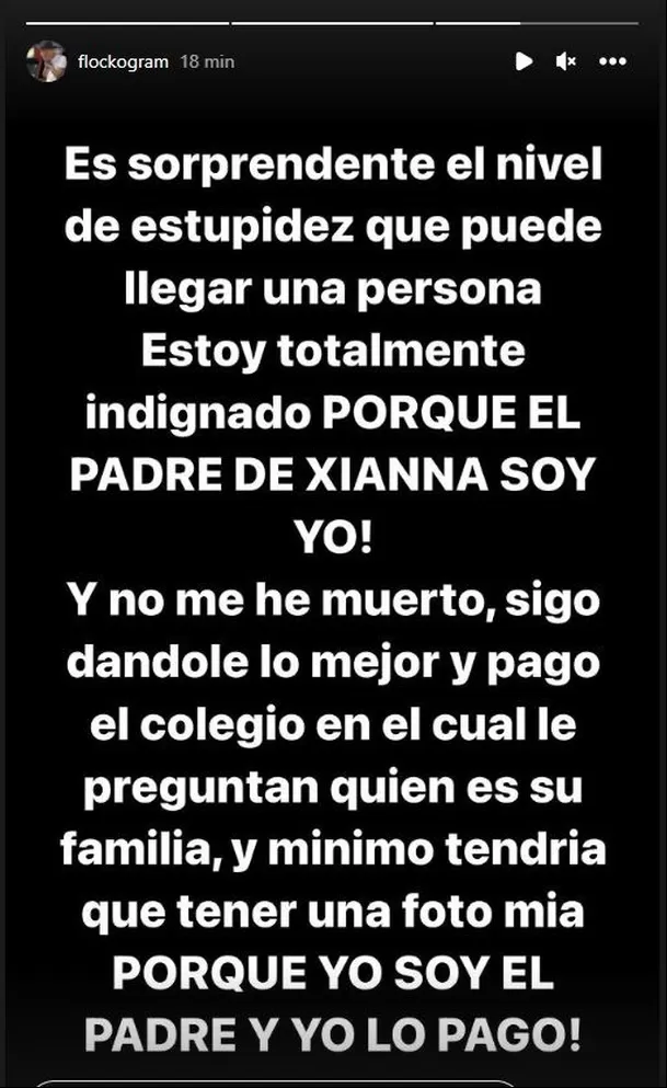Youna subió esta historia haciendo sentir su molestia por la acción de Samahara Lobatón/Foto: Instagram Youna subió esta historia haciendo sentir su molestia por la acción de Samahara Lobatón/Foto: Instagram