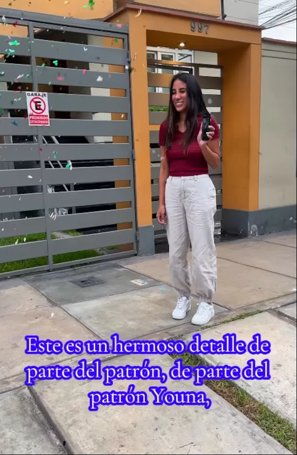 Youna sorprendió a Samahara Lobatón en San Valentín / Instagram
