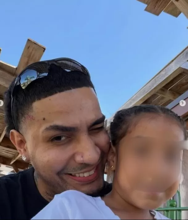 El barbero recordó los momentos que vivió junto a su hija con Samahara Lobatón, quien lo visitó en Estados Unidos. Foto: Instagram