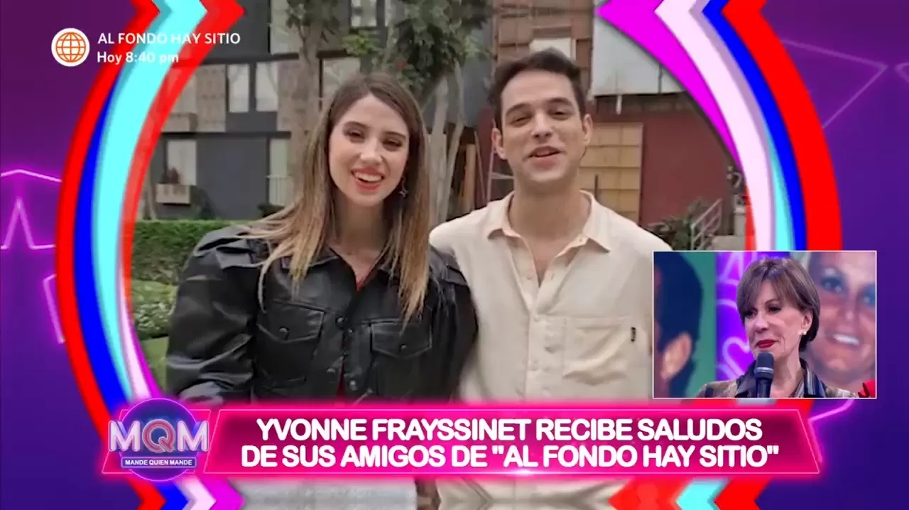 Mensajes de Karime Scander  y Franco Pennano a Yvonne Frayssinet / Mande Quien Mande