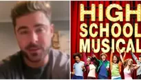 El actor que dio vida a Troy Bolton participó de un reencuentro virtual con sus excompañeros de High School Musical