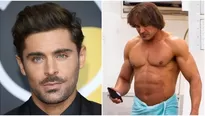 Zac Efron luce irreconocible con cabello largo y súper musculoso para su nuevo papel. Foto: Daily Mail