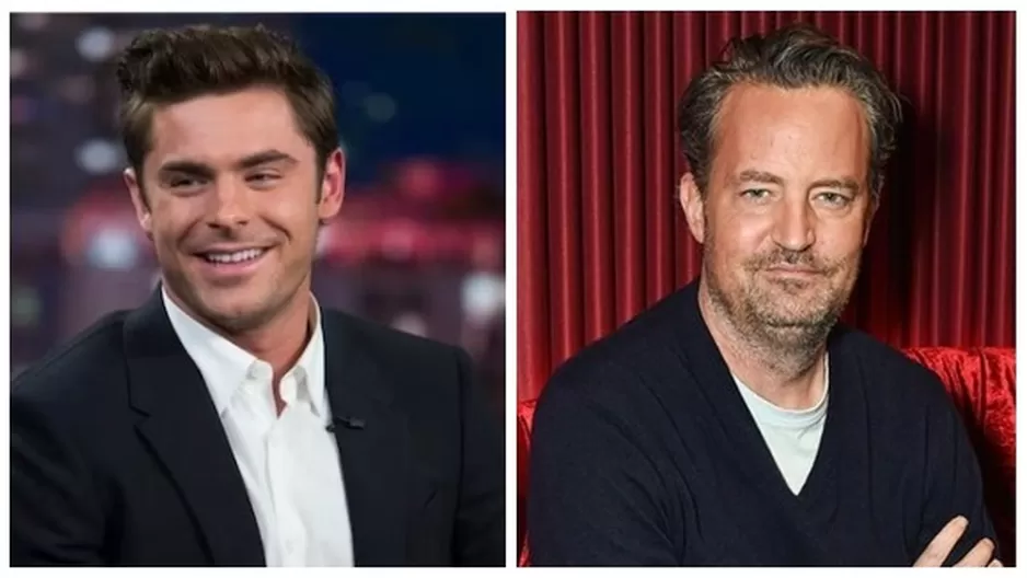 Zac Efron podría cumplir el último deseo de Matthew Perry: “Sería un honor”. Fuente: AFP