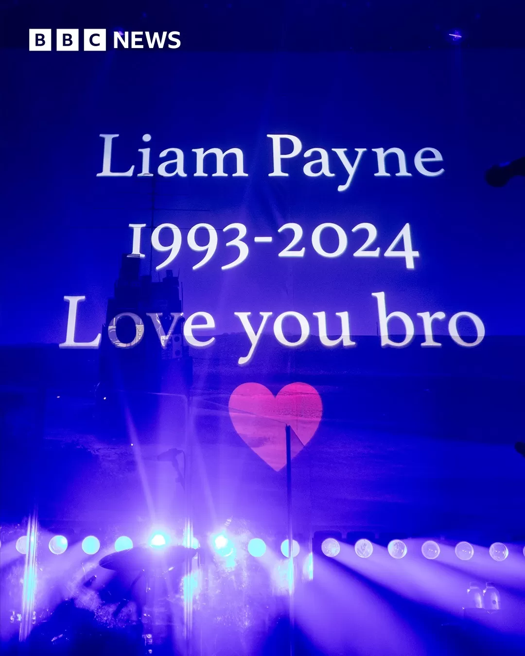 Mensaje de Zayn Malik para Liam Payne en su reciente concierto en  Leeds, Inglaterra/Foto: Instagram