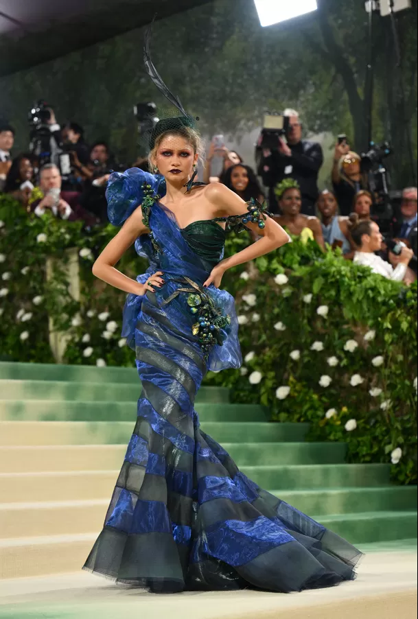 Zendaya deslumbró en la Met Gala 2024. Fuente: AFP