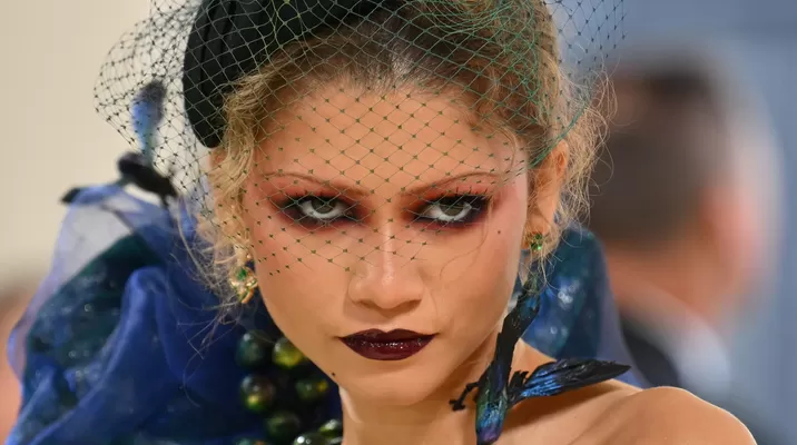 Zendaya impresionó en el evento más importante de la moda. Fuente: AFP Zendaya impresionó en el evento más importante de la moda. Fuente: AFP