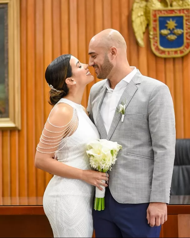 Liz Mariana Godoy y Renatto Pais se casaron el 5 de agosto/ Foto: IG Liz Mariana Godoy Liz Mariana Godoy y Renatto Pais se casaron el 5 de agosto/ Foto: IG Liz Mariana Godoy