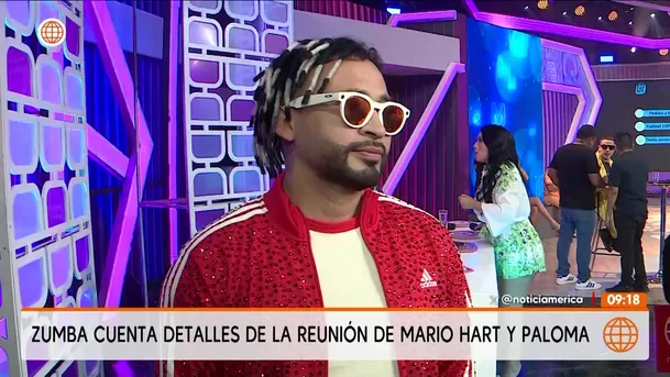 Alejandro Benítez, más conocido como Zumba, no ha sido ajeno a las especulaciones sobre un supuesto romance entre Mario Hart y Paloma Fiuza / Captura