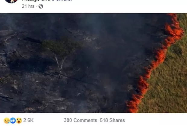 Estas son las fotos falsas que desinforman sobre los incendios en la Amazonía