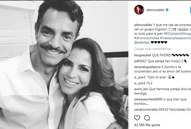 Eugenio Derbez: foto junto a su esposa Alessandra Rosaldo enternece Instagram