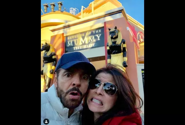 Eugenio Derbez pasea en Estados Unidos junto a su familia y así la pasa