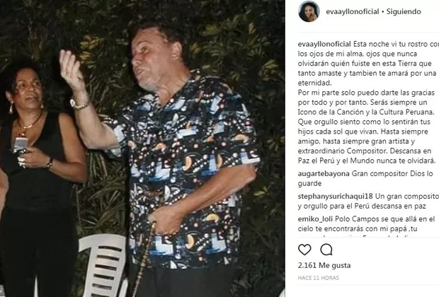 Eva Ayllón y Augusto Polo Campos