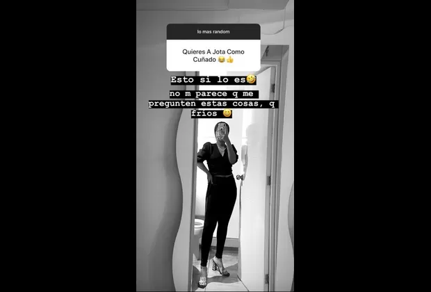 Evelyn Arizaga: Su reacción cuando le preguntan si quiere a Jota Benz como cuñado