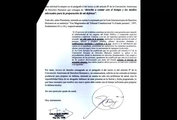 Exfiscal de la Nación Pedro Chávarry plantea reprogramar su citación en el Congreso