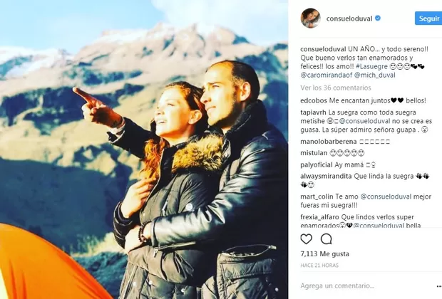 'La familia Peluche': 'Federica' saludó así a su hijo por su primer año de casado
