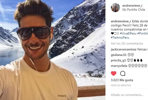 Andrés Wiese saluda por Fiestas Patrias