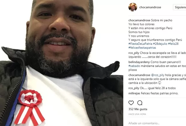 Choca saluda por Fiestas Patrias