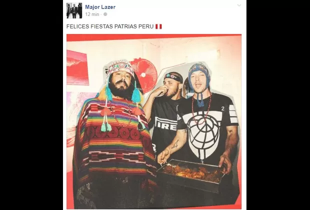 Major Lazer saluda a peruanos por Fiestas Patrias