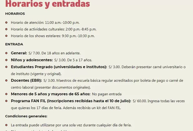 FIL Lima 2019: Feria Internacional del Libro se realizará desde el 19 de julio