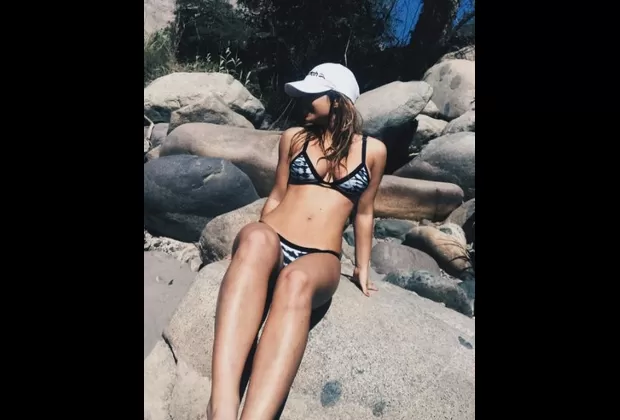 Flavia Laos y Ruth Kruger en Lunahuana