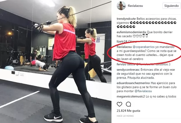 Flavia Laos contestó así tras recibir fuerte calificativo en redes sociales