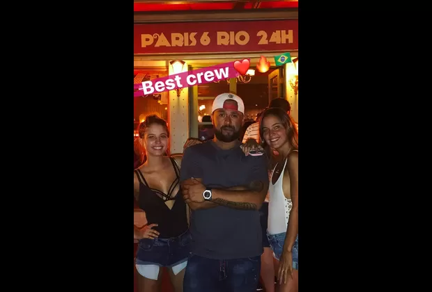 Flavia Laos se encontró con amigo de Paolo Guerrero en Brasil y esto pasó