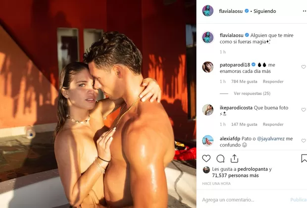 Flavia Laos y Patricio Parodi paralizan Instagram con provocadora foto