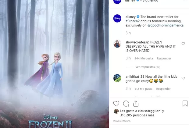 Póster Frozen 2