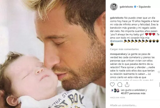 Gabriel Soto hija mayor cumpleaños