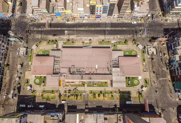 Gamarra: drone muestran cómo quedó el emporio tras el retiro de ambulantes