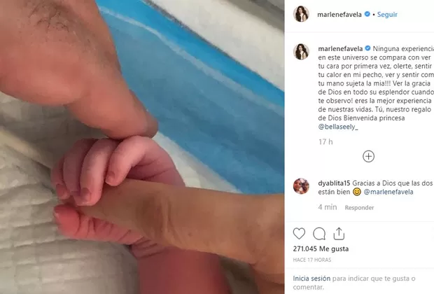 Gata salvaje: Marlene Favela publicó primera foto de su bebé 