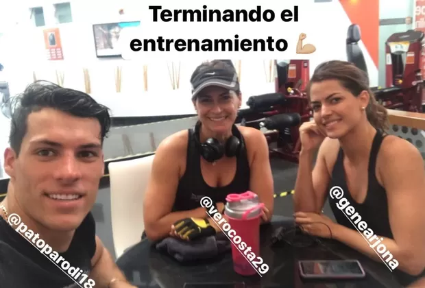 Génesis Arjona y la mamá de Patricio Parodi 