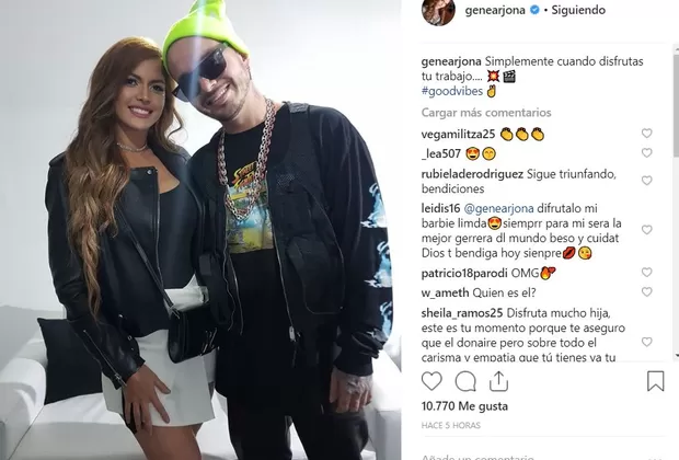 Génesis Arjona tuvo este imperdible encuentro con J Balvin 