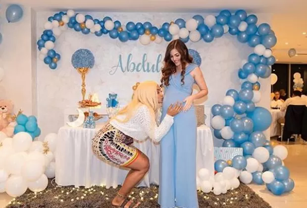Génesis Arjona y la celebración del baby shower de su hijo Abdul 